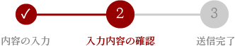 2.入力内容の確認